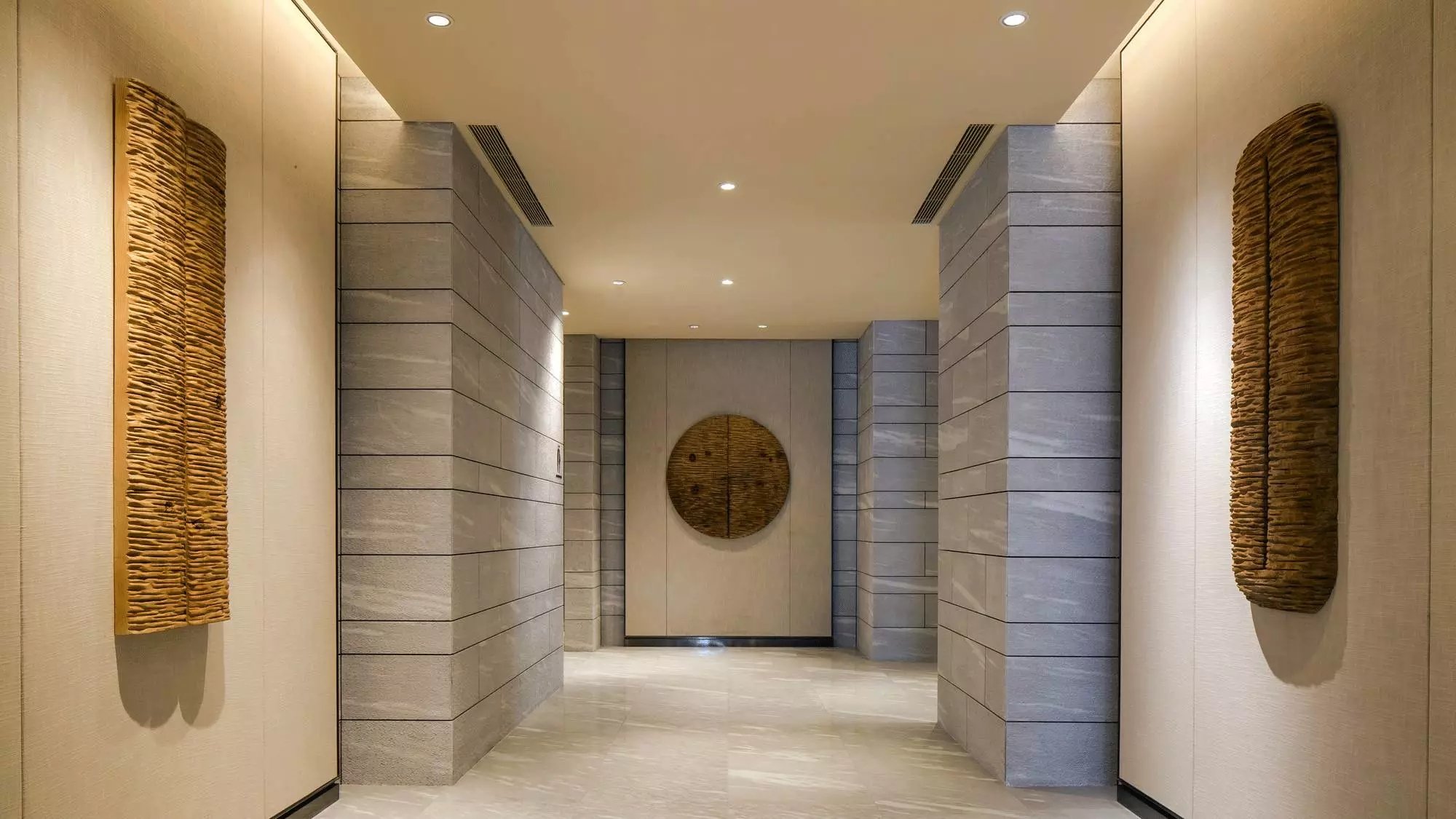 Design of Hilton South Sea Wing Hotel Corridor