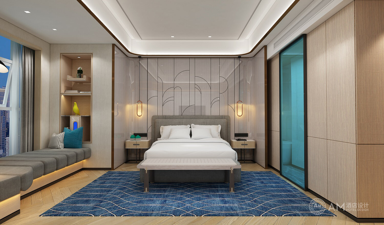Suite design of Xi'an Yuelai Boutique Hotel
