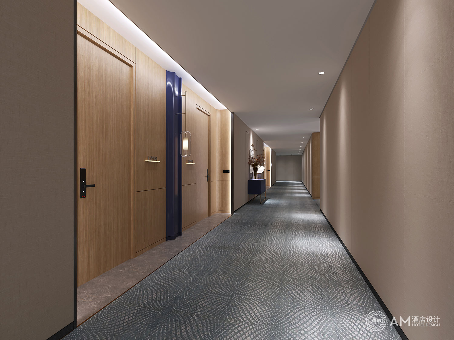 AM DESIGN | Yueli hotel design corridor design