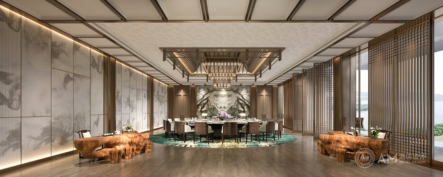 AM DESIGN | Design of luxury private rooms in Nanhu resort hotel of Shaanxi Province