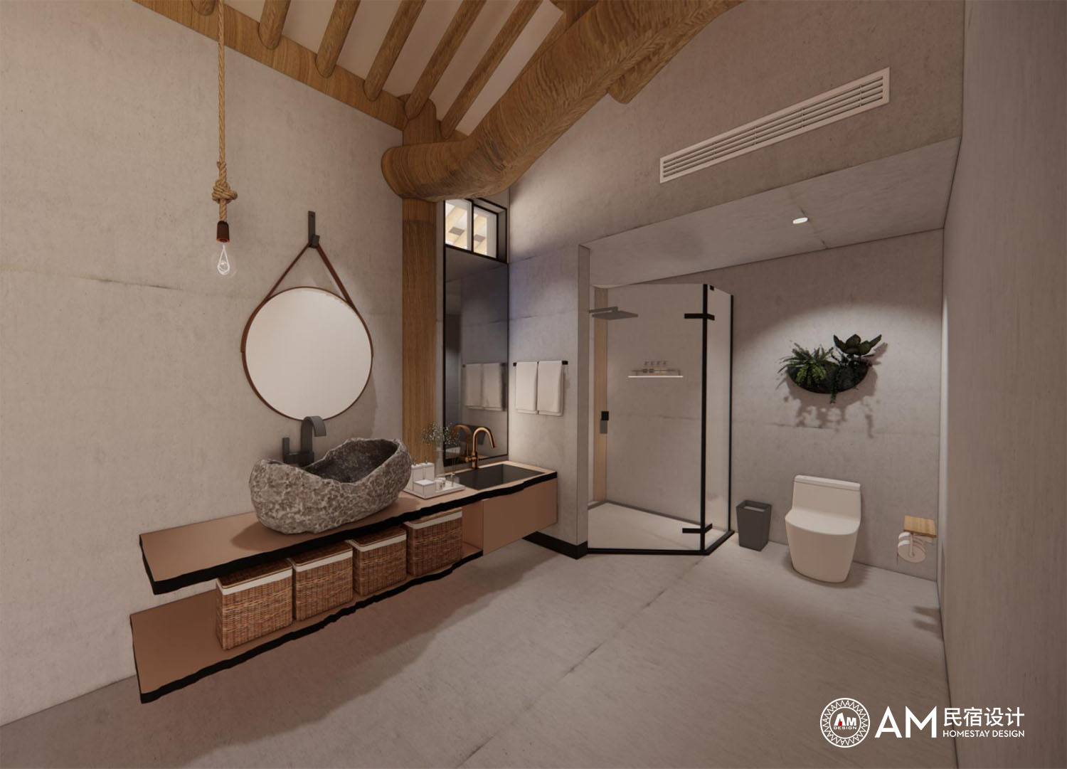 AM DESIGN | Toilet design of jinghetian courtyard