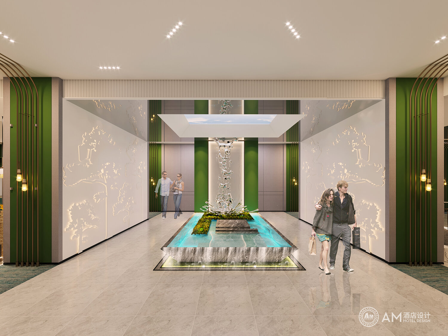 AM DESIGN | Atrium design of Weinan Hotel