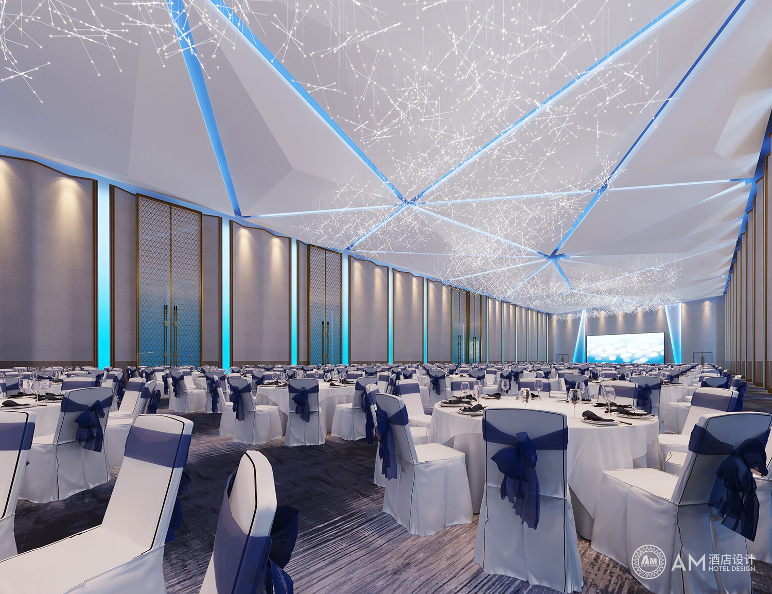 AM DESIGN | Banquet hall design of Huludao million Grand Hotel