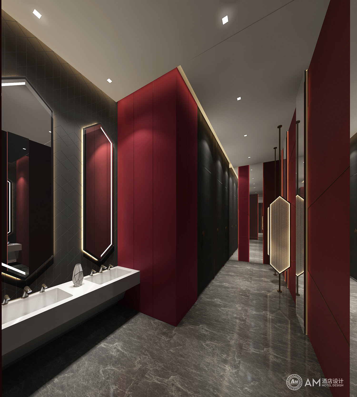AM DESIGN | Jinpan hotel toilet Design