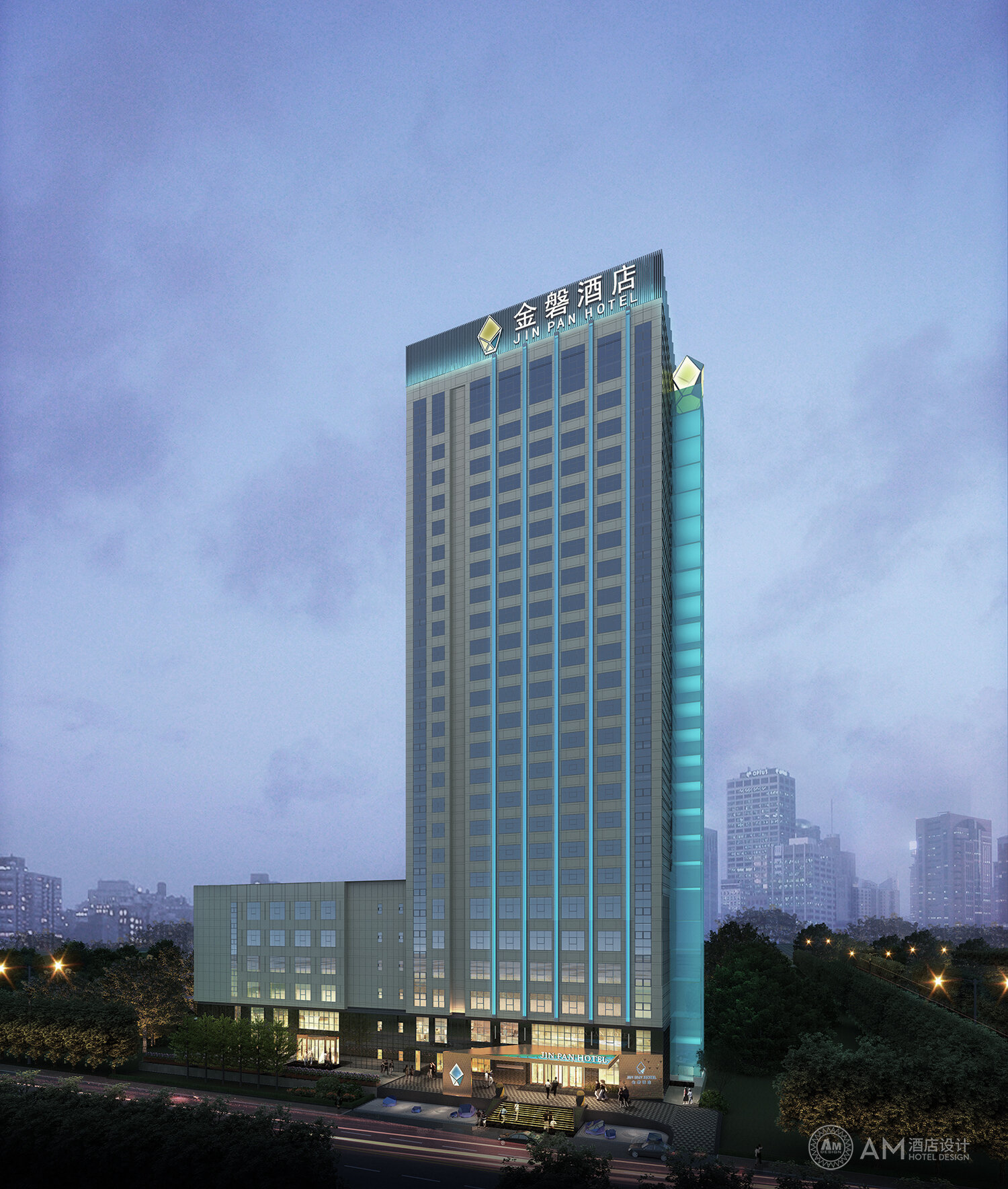AM DESIGN | Jinpan hotel building Design