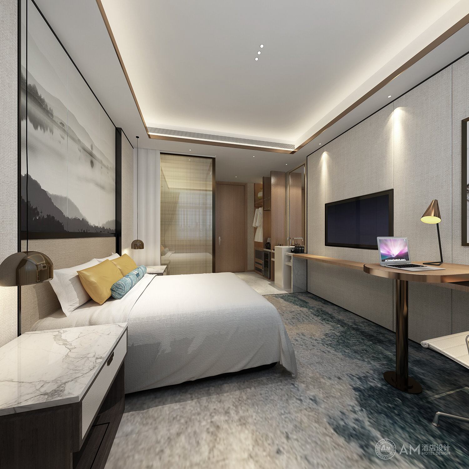 AM DESIGN | Room design of wandun hotel in Daqing