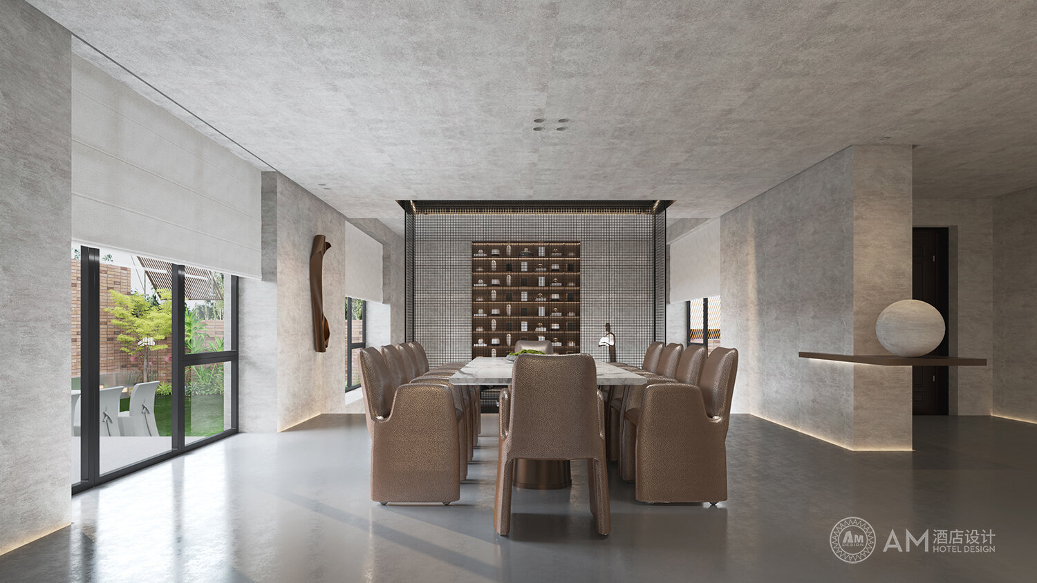 AM DESIGN | Living room design of qianjianyuan residential building in Jixian, Tianjin