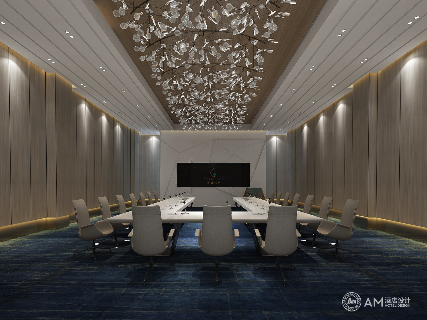 AM DESIGN | Shaanxi Jinpan Hotel Meeting Room Design