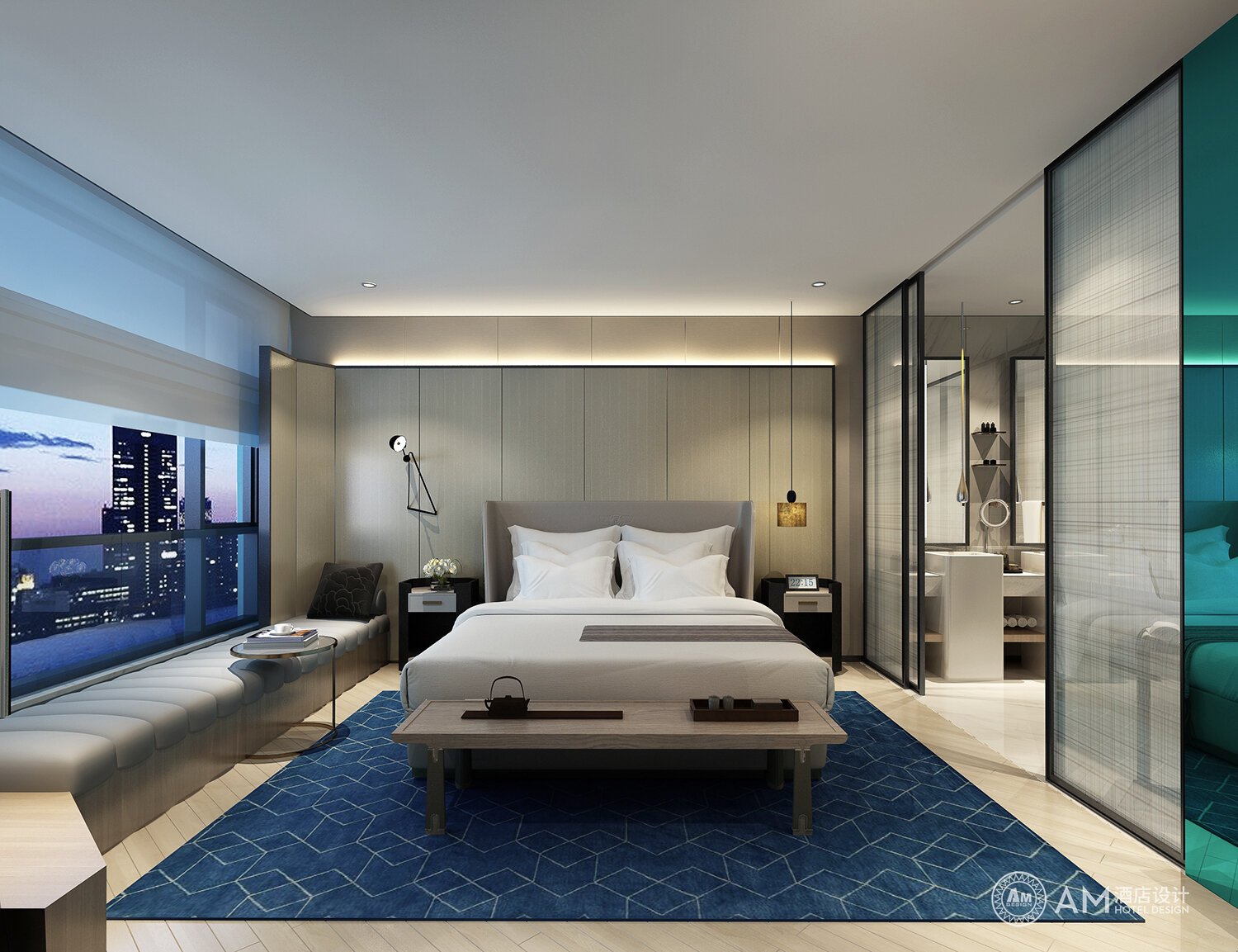 AM DESIGN | Room design of Xi'an Jinpan Hotel