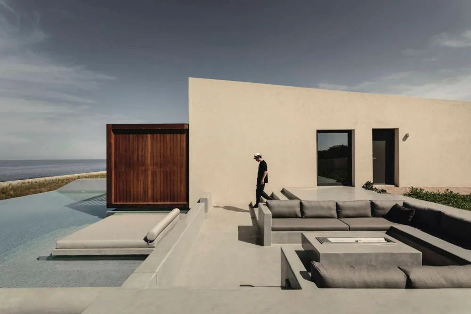  Design of rest area of medium and high-end seaside resort hotel
