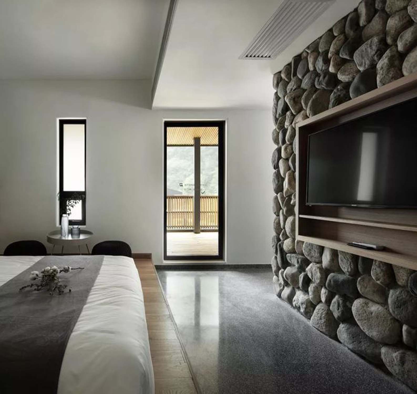 Guest room design of Home Stay Hotel