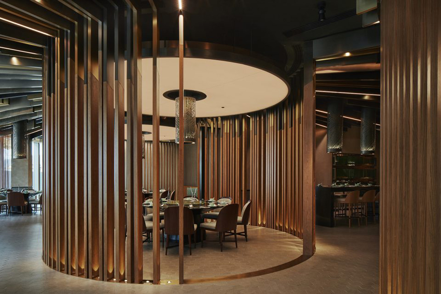 Hotel restaurant space design