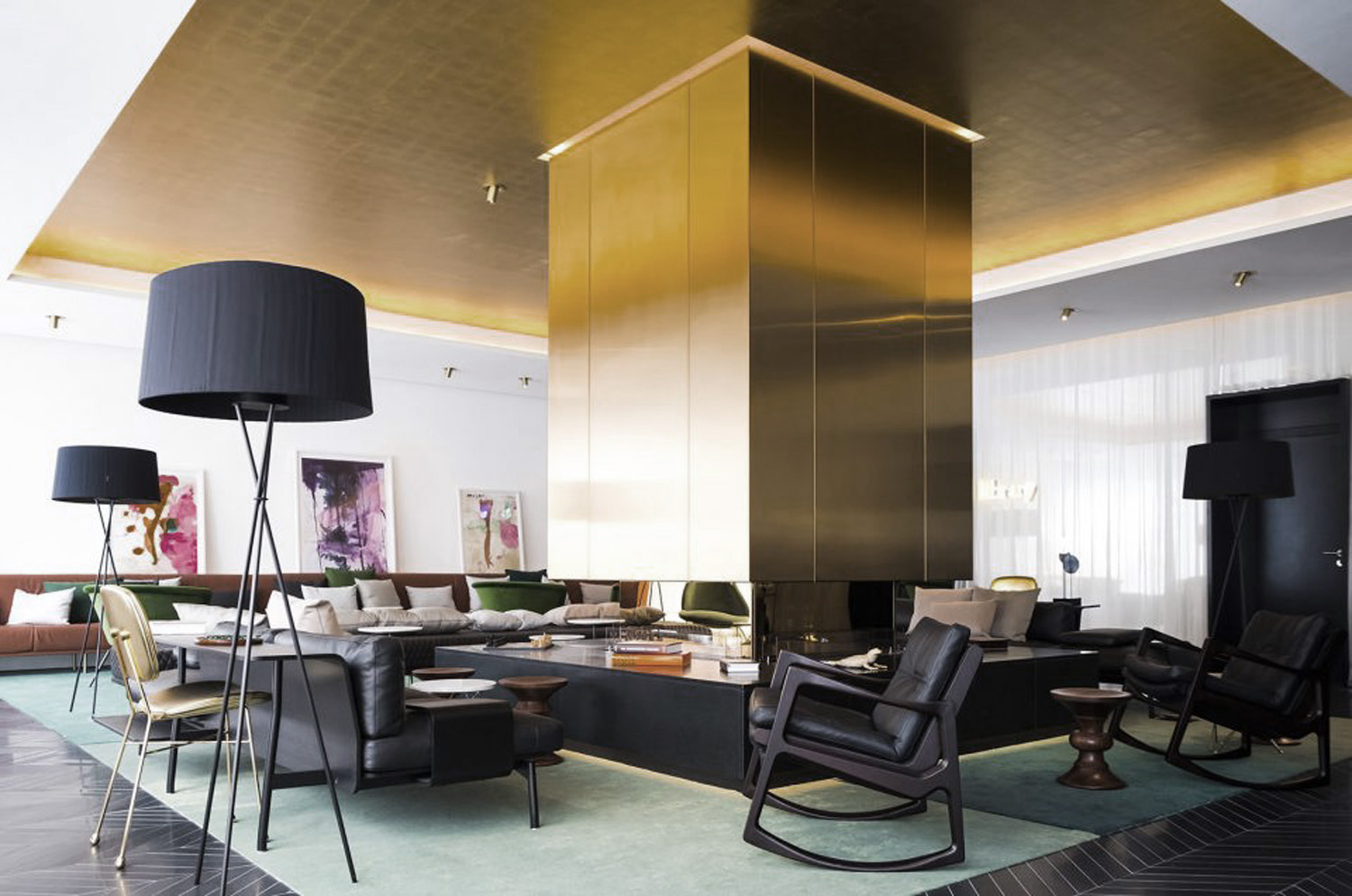 Hotel lounge space design